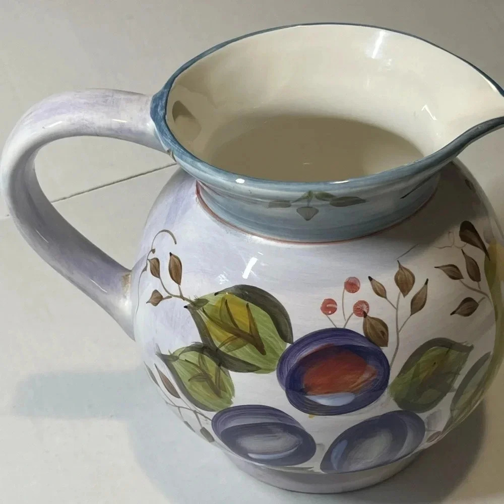 Vintage Black Forest Fruit dinnerware Heritage Mint Size 7 3/4H X 9 5/8 W X 7D - Picture 3 of 16